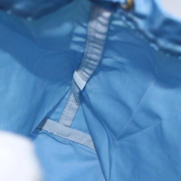 PRADA Drawstring Pouch Nylon Light Blue Auth 75006 - Picture 15 of 16